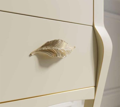 Тумба под раковину Aqwella Clarberg Borgia 115 BOR0111BG Слоновая кость Патина золото