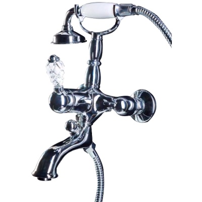 Смеситель для ванны Boheme Crystal 263-CRST Хром