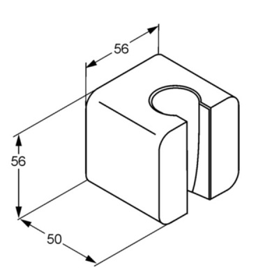 Держатель ручного душа Kludi A-Qa 6555143-00 Белый