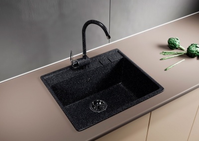 Кухонная мойка Mixline ML-GM15-308 525102 Черная