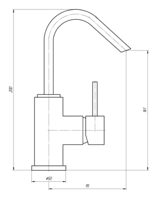 Смеситель для биде Bugnatese Inside 9223 CR (хром)