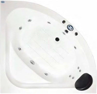 Акриловая ванна Victory Spa Malta 135x135 Без системы управления