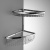 Угловая полка Colombo Design Angolare B9609.000 Хром