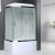Душевая кабина Royal Bath BP 120х80 RB8120BP3-WC-CH-R с гидромассажем стекло матовое задняя стенка Белая
