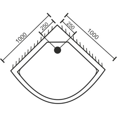 Акриловый поддон для душа Royal Bath НК RB100HK 100х100 Белый