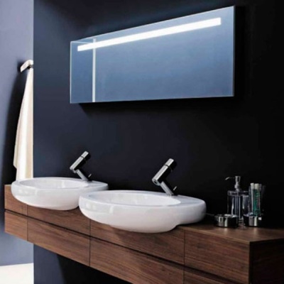 Зеркало Laufen Alessi One 160 с подсветкой Хром