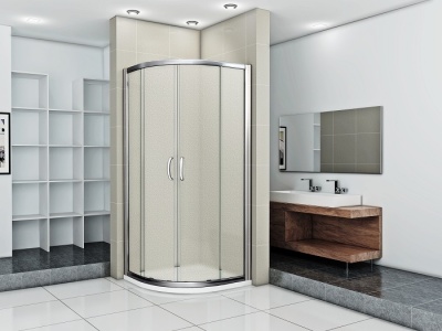 Душевой уголок Good Door Infinity R-90 90x90 профиль Хром стекло прозрачное
