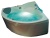 Акриловая ванна Victory Spa St Lucua 145x145 Без системы управления