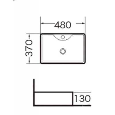 Раковина-чаша Grossman 48 GR-3017 Белая