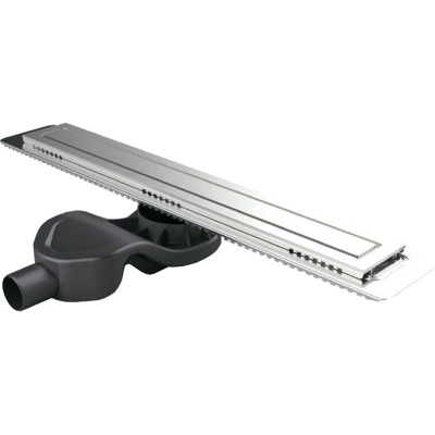 Душевой лоток Berges Wasserhaus Top Stark 600 090149 с решеткой Матовый хром