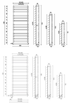 Полотенцесушитель Margaroli Sole 564-8 BOX Хром