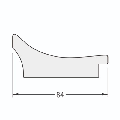 Зеркало Evoform Exclusive 136х56 Римское серебро