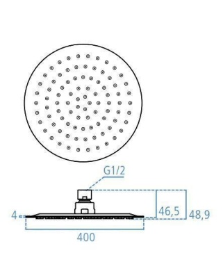 Верхний душ Ideal Standard IdealRain LUXE B0386MY Хром