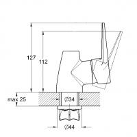 Смеситель для кухни G-Lauf ZOP4-F045X Хром