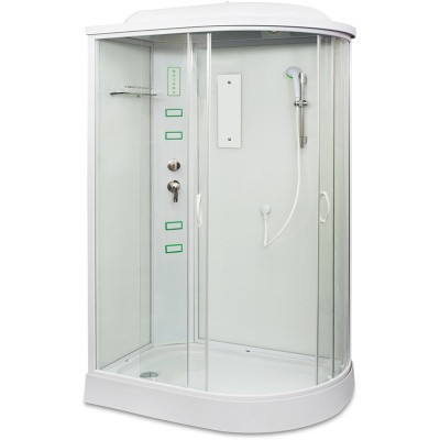 Душевая кабина Mirwell MR 4512P 120х80 L профиль Белый стекло прозрачное Душевая кабина Mirwell MR 4512P 120х80 L профиль Белый стекло прозрачное