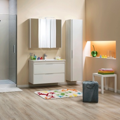 Комплект мебели для ванной Aquanet Тулон 100 183624 подвесной Белый