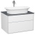 Тумба под раковину Diborg Elise 70 77.7224 подвесная Белый глянец