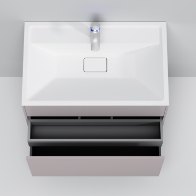 Тумба под раковину AM.PM Inspire V2.0 80 M50AFHX0803EGM подвесная Серая матовая