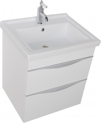 Тумба под раковину Aquanet Эвора 100 185195 подвесная Белая