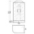 Душевая кабина River Dunay 120x90x46 ТН L 10000003134+10000001763 с поддоном