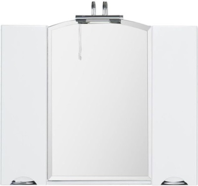 Зеркало со шкафом Aquanet Асти 105 178242 Белое