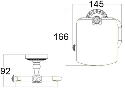 Держатель туалетной бумаги с крышкой ZorG SL AZR 08 SL Серебро