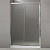 Душевая дверь BelBagno Uno BF-1 155 профиль Хром стекло рифленое Punto