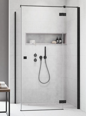 Дверь душевого уголка Radaway Essenza New KDJ 120 L профиль Хром стекло прозрачное