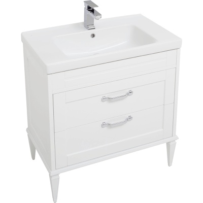 Комплект мебели для ванной Aquanet Денвер 80 203638 Белый глянец