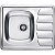 Кухонная мойка Alveus Zoom 62 1098940 Нержавеющая сталь