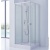 Душевая кабина SSWW W0915 90x90 профиль Белый матовый задние стенки прозрачные
