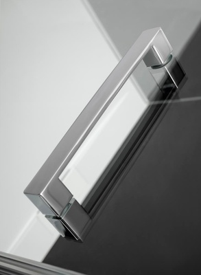 Душевая дверь в нишу Radaway Euphoria DWJ 80x200 профиль хром, стекло прозрачное, крепления слева