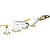Смеситель для ванны Hansgrohe Metropol Classic 31441090 Хром, Золото