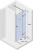 Душевая дверь Riho Scandic Mistral M104 160 GX0070502 R профиль Хром стекло прозрачное