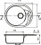 Кухонная мойка Mixline ML-GM17-342 533159 Графит
