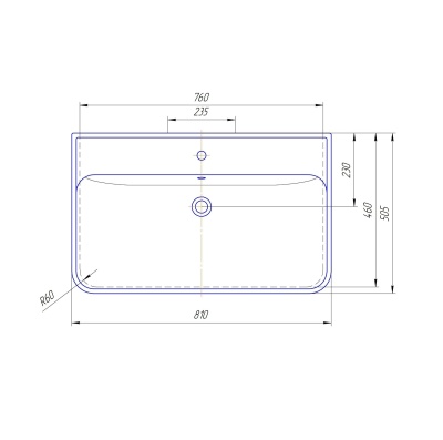 Раковина Кировит Олимпия 800 Белая Раковина Кировит Олимпия 800 Белая