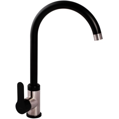 Смеситель для кухни Zerix LR74105B ZX0871 Черный Нержавеющая сталь