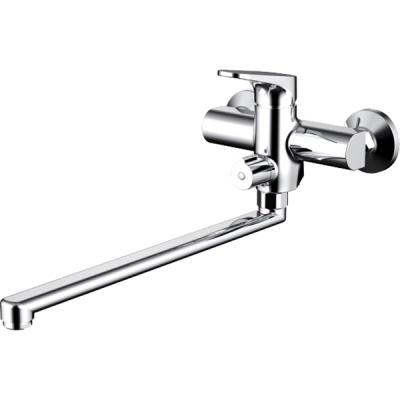 Смеситель для ванны Bravat Eler F00449CP универсальный Хром