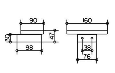 Мыльница стеклянная Keuco Edition 300 30055 019000 Хром
