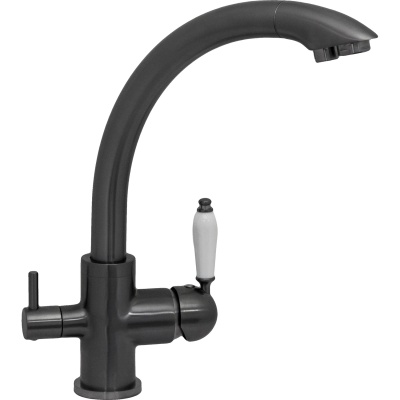 Смеситель для кухни Seaman Barcelone SSL-5382-Gun Оружейная сталь