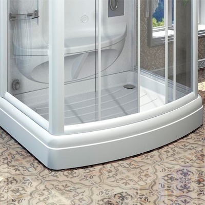 Душевая кабина Radomir Диана 3 140x108 1-05-1-0-0-0620 профиль Белый стекло прозрачное