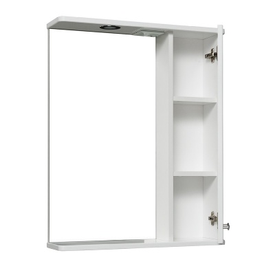 Зеркало со шкафом Runo Лотос 50 R Белое