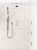 Верхний душ Hansgrohe PuraVida 39 27437400 Белый/Хром Верхний душ Hansgrohe PuraVida 39 27437400 Белый/Хром