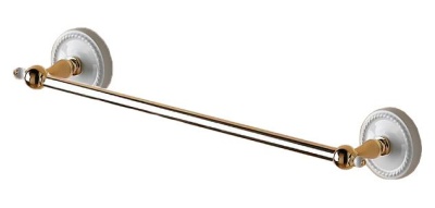 Полотенцедержатель Devon&Devon Dorothy DOR409OT Белый/золото