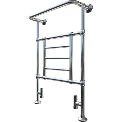 Полотенцесушитель водяной Bronze de Luxe Омега Люкс 800x500 Хром