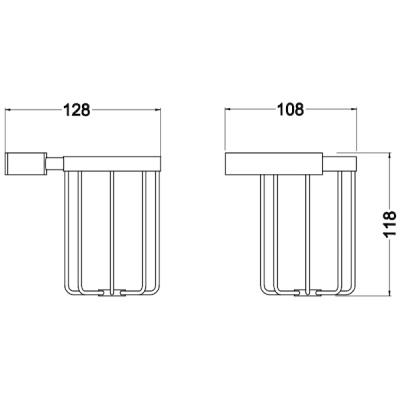 Держатель освежителя воздуха Schein Swing 322E Хром