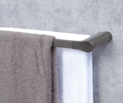 Полотенцедержатель WasserKRAFT Wiese K-8940 двойной Оружейная сталь
