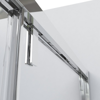 Душевой уголок Vincea Lugano 120х90 VSR-1L9012CL профиль Хром стекло прозрачное