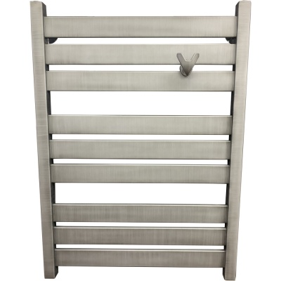 Водяной полотенцесушитель Ника Modern ЛМ 7 80x50 Matt Antique Silver 9 перекладин