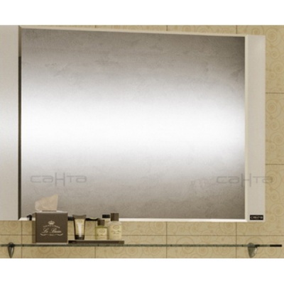 Зеркало СанТа Виктория 100 700013 с полочкой Белое